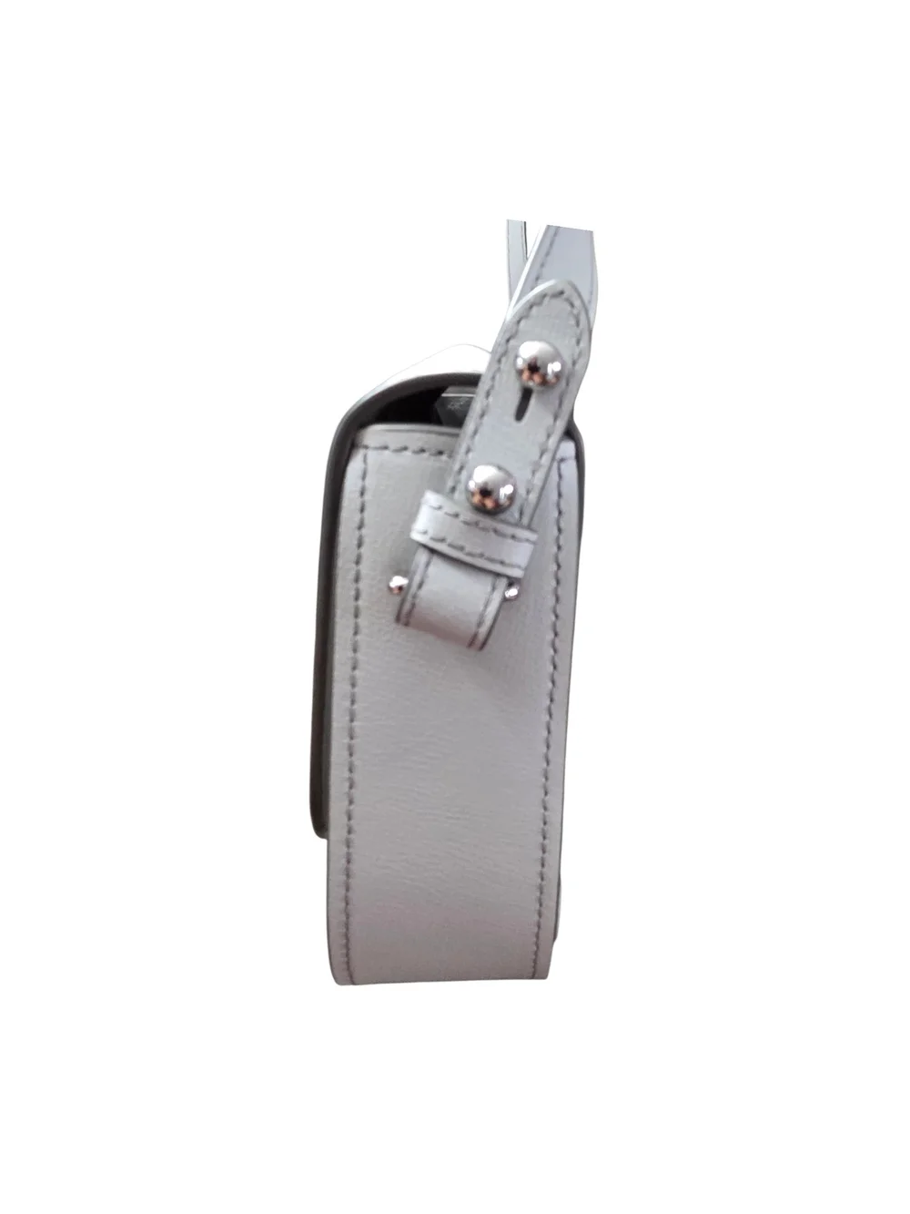 Marc Jacobs Light Gray Leather Crossbody Bag